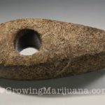 Stone marijuana bong