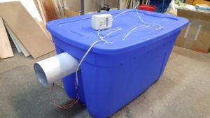 Home made drying bin