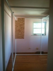 room being built