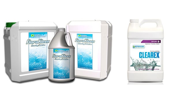 flush cannabis plant solution