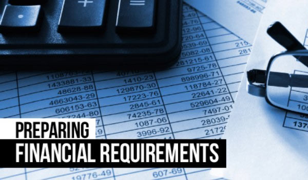 Financial requirements