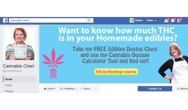 Cannabis Cheri Facebook Page
