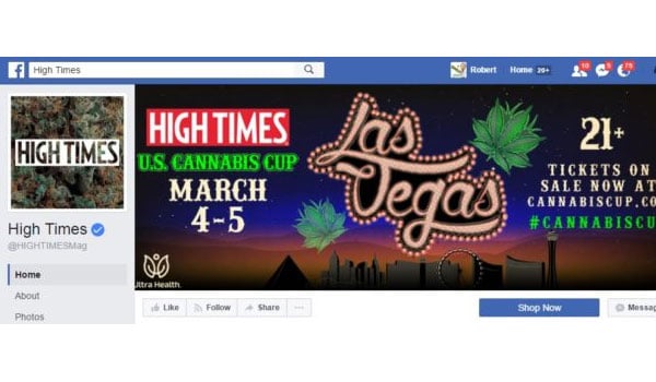High Times Facebook Page