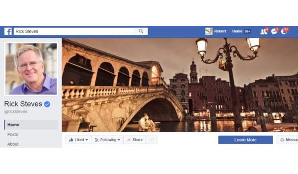 Rick Steves Facebook Page
