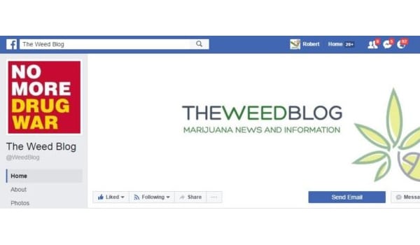 The Weed Blog Facebook Page