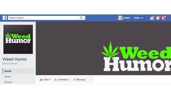 Weed Humor Facebook Page