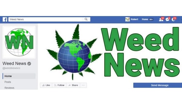 Weed News Facebook Page