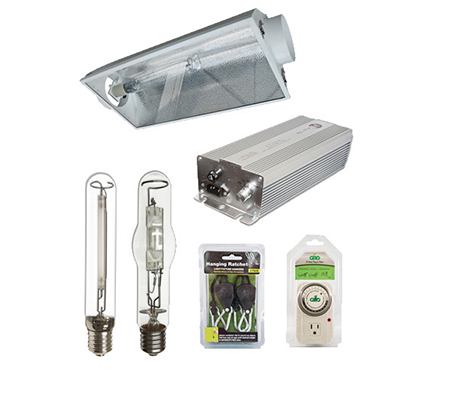 The different parts of an HID cannabis grow setup