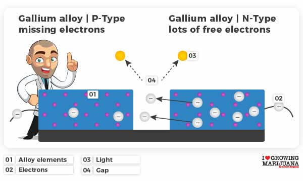 How do LED lights work
