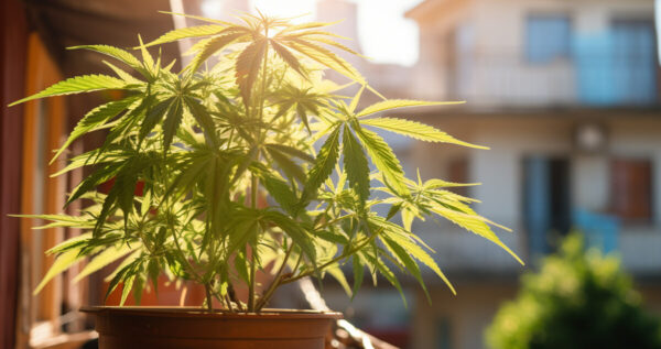 Growing cannabis on your balcony or terrace