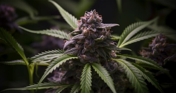 Ready to harvest Ice Cream Cake marijuana plant