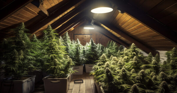 Attic grow room