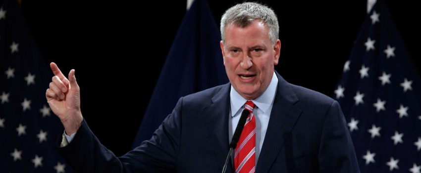 New York City Mayor Bill de Blasio