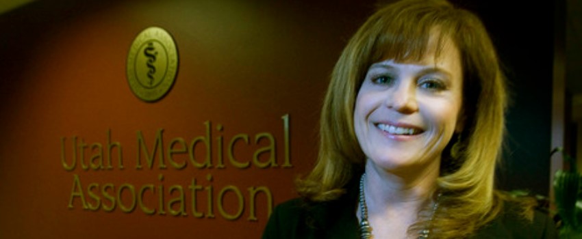 CEO of the Utah Medical Association, Michelle McOmber